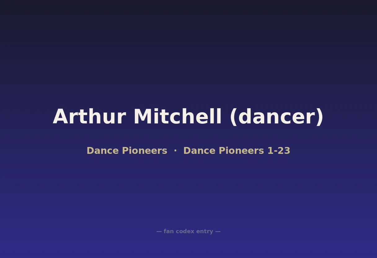 Arthur Mitchell (dancer)