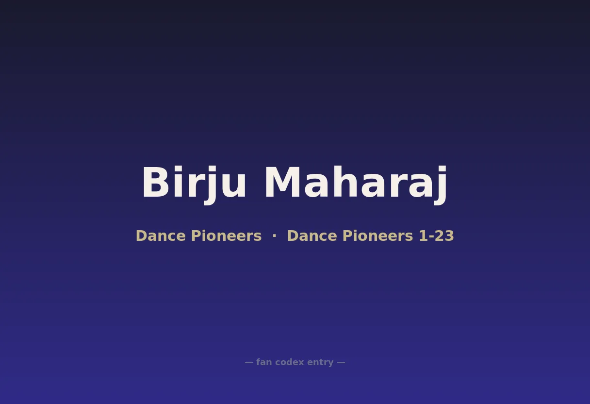 Birju Maharaj