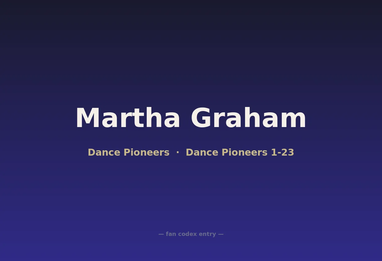 Martha Graham